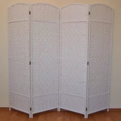 Bílý paraván HJ 1841
