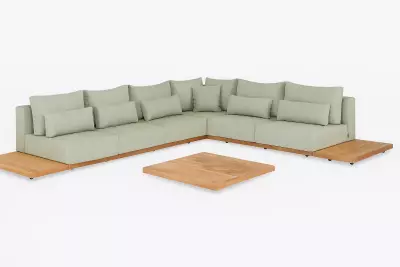 Exkluzivní zahradní souprava ASPEN II. - Soft green