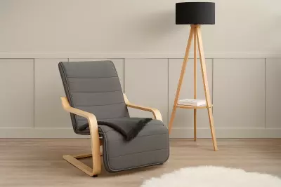 Finské polohovací křeslo HELSINKI - šedá