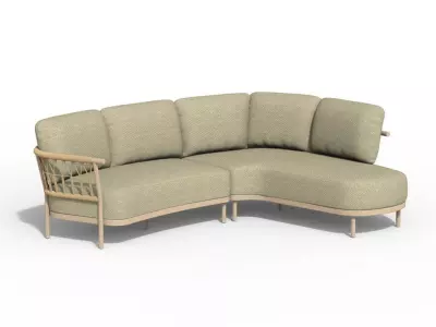 Fresca zahradní sezení - natural/sand L