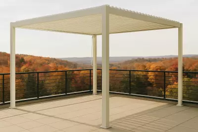 Hliníková pergola ROTA 300x300x250 matná bílá