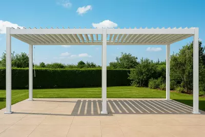 Hliníková pergola ROTA 600x360x250 matná bílá