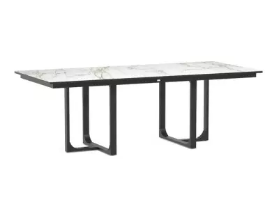 Hliníkový stůl s dektonovou deskou IDDA - ENTZO/antracit