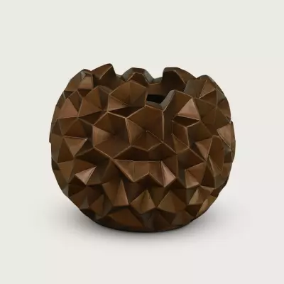 Květináč Crater Copper D41H33 – LUXE Vaas