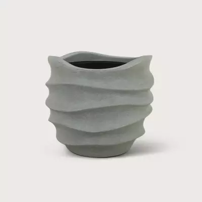 Květináč Wefy S Light Grey D41 H37 