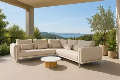 Lucia 4 - dílná zahradní lounge souprava