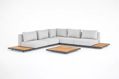 Luxusní modulární sestava KOTA - soft grey