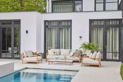 Luxusní teaková souprava VITTORIA - Natural