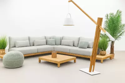 Luxusní zahradní set PORTOFINO II. - Soft grey