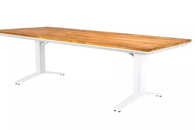 Luxusní zahradní stůl STOCKHOLM - 220 bílá