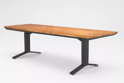 Luxusní zahradní stůl STOCKHOLM 220 cm - Antracit