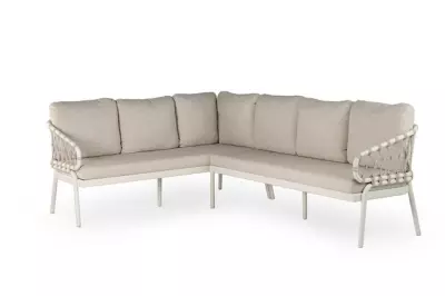 Natal rohová jídelní sestava - Krémová/L