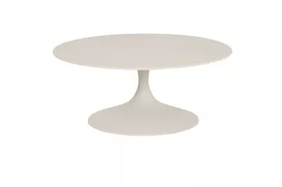 Nízký jídelní stůl NOVA  Ø 170x68 cm creme