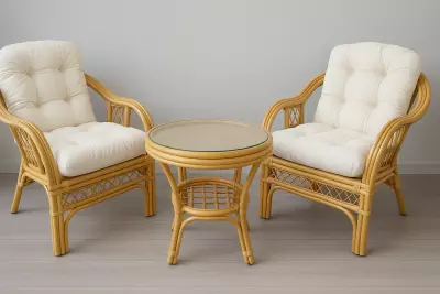 Ratanová sedací souprava Rio De Janeiro 2+1 medova 