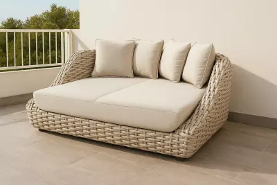 Ratanová zahradní postel WAKKANDA