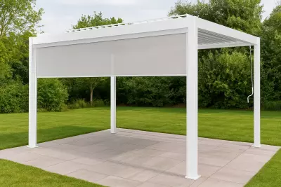 Stínící roleta na ROTA 400 cm bílá