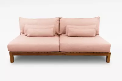 SUNS Portofino zahradní pohovka 2-místná levá/pravá 214 cm soft pink