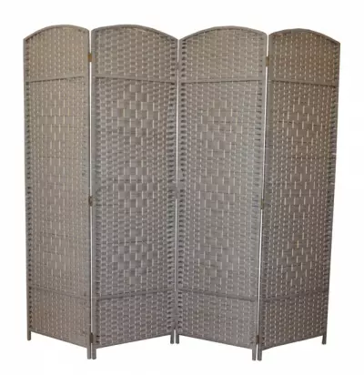 Světle šedý paraván HJ 1844