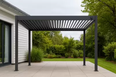 Terasová pergola POSITANO 360x360x250 matný antracit