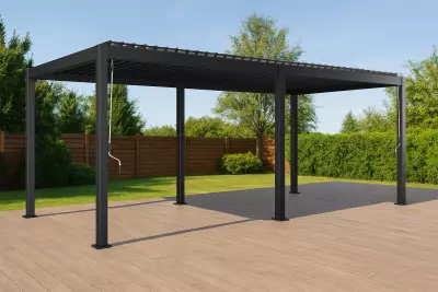 Terasová pergola ROTA 720x360x250 matná antracit
