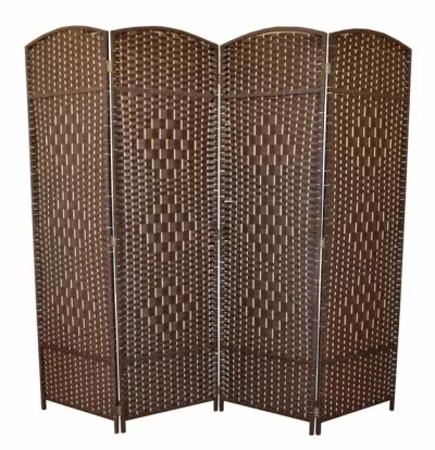 Tmavě hnědý paraván HJ 1843