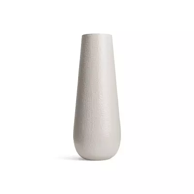 Zahradní hliníková váza SUNS VASI M creme