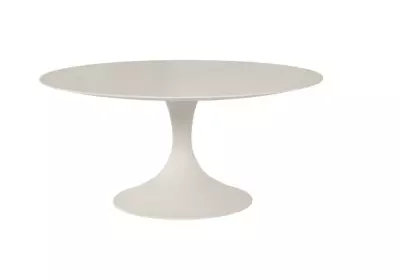 Zahradní jídelní stůl NOVA Ø 170x75 cm creme/creme