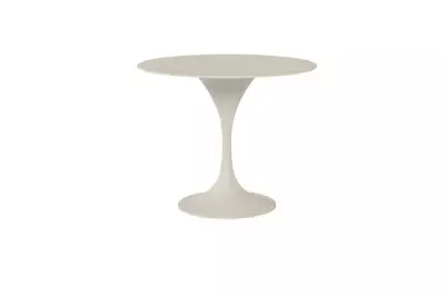 Zahradní jídelní stůl NOVA Ø 90 x 75 cm creme/creme