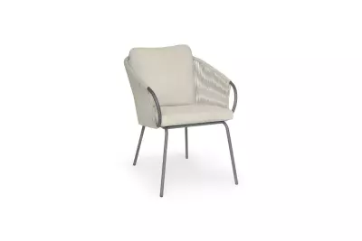 Zahradní jídelní židle Dolce Antracit/Camel Sand