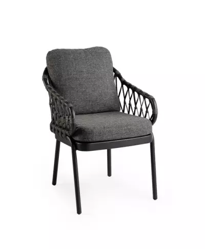 Zahradní jídelní židle Natal - antracit