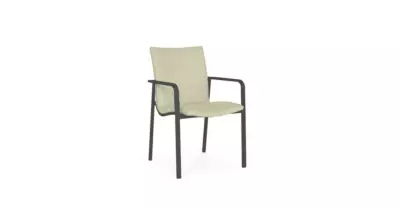 Zahradní jídelní židle SUNS Anzio - Antracit/Soft green 