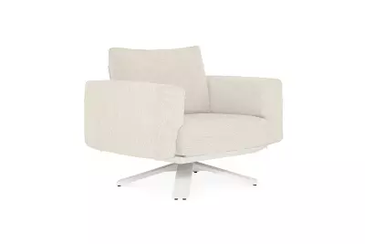 Zahradní křeslo STOCKHOLM - Bílá/Natural