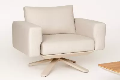 Zahradní křeslo STOCKHOLM - Camel Sand/Natural