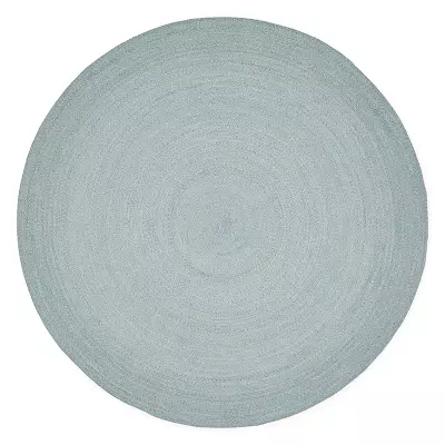 Zahradní kulatý koberec SUNS VENETO Ø300 cm azurově modrý