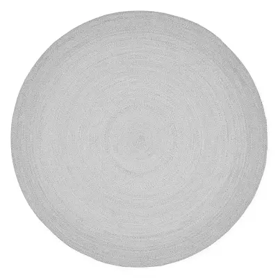 Zahradní kulatý koberec SUNS VENETO Ø300 cm jemně šedý