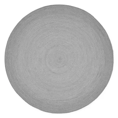 Zahradní kulatý koberec SUNS VENETO Ø300 cm šedý