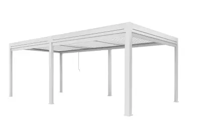 Záhradní pergola Maranza 720x350x230 matná bílá