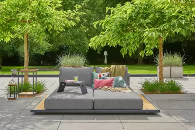 Zahradní postel  Kota - light anthracite