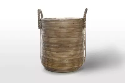 Zahradní ratanový květináč  přírodní Ø 40x45 cm