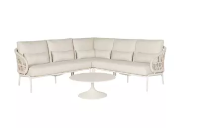 Zahradní rohová sedací souprava Tosca - malá Camel Sand