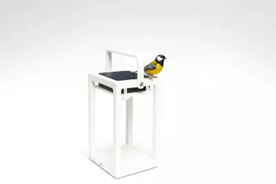 Zahradní solární lampa JACK S bilá