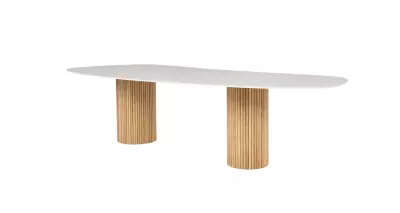 Zahradní stůl Omis s kapkovitým tvarem 320x130