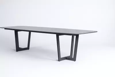 Zahradní stůl PALERMO - neolith - Black 320 cm 