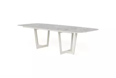 Zahradní stůl PALERMO - neolith -Terrazzo light grey