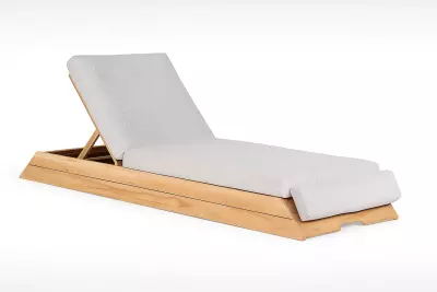 Zahradní teakové lehátko LIDO