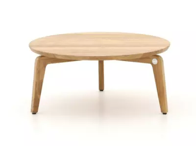 Zahradní teakový konferenční stolek TERMOLI  Ø 72 x 32 cm