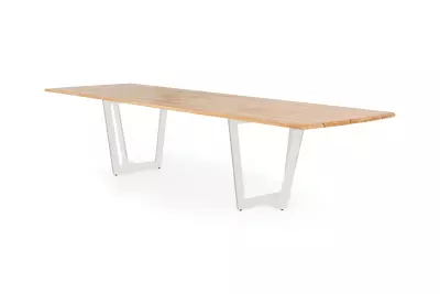 Zahradní teakový stůl PALERMO 420 x 100 - Krémová