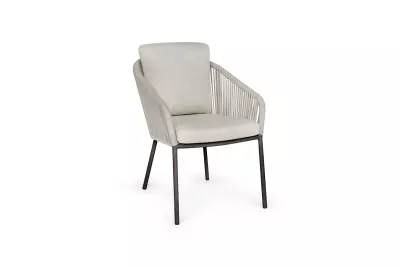 Zahradní židle Nappa antracit/camel sand